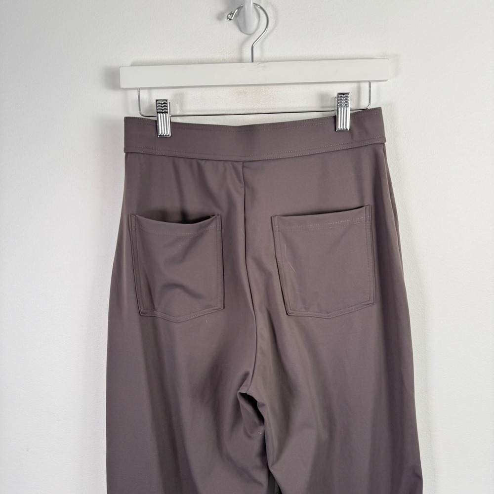 Halara DayStretch High Waisted Pockets Straight Leg Pants Deep Grey Women Medium - Picture 5 of 10